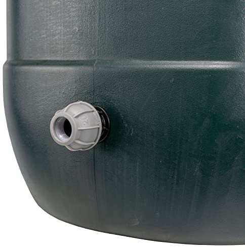 20MM MDPE,Waterbutt/Water Storage Tank oulet Fitting with nut & washers (Requires a 21mm Hole)