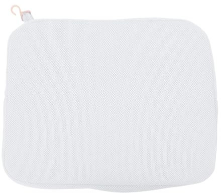 Cuscino del Sedile della Doccia Cuscino Trasparente Comodo per la Doccia Rimovibile Copertura per Vasca Bagno Tappetino Sedile, Cuscinetto della Sedia Bagno, (white)