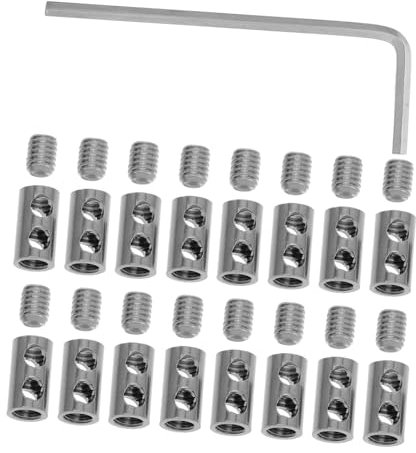 Gatuida 1juego Abrazadera De Cuerda Inoxidable Para Fijación Proyectos De Jardinería Construcción y Decoración Resistente y Pequeña