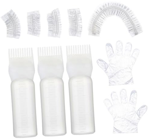 HAPINARY Haarölapplikator Mit Flasche Haarbleichset Für Dunkles Haar Haarfärbeset Komplettes Werkzeugset Für Heimsalon