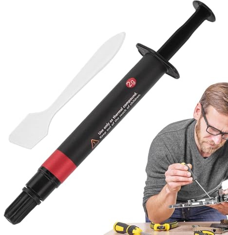 Pasta térmica de enfriamiento | Hermion Pasta Cleaner | Passta térmica de Metal líquido Seguro | Silicona térmiica de Calor conductivo | Disipación de Calor efectiva para computadoras y Consolas