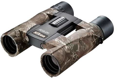 Nikon ACULON A30 10x25 TrueTimber KANATI Camo Binocular | Dual Hinge Design, Fully Multi-Coated Lightweight Binocular, Smooth Central Focus Knob | Official Nikon USA Model