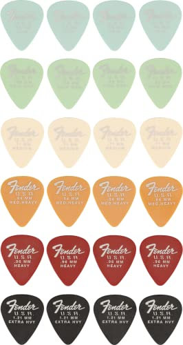 Fender Dura-Tone 351 Picks MIX - Plektren Set