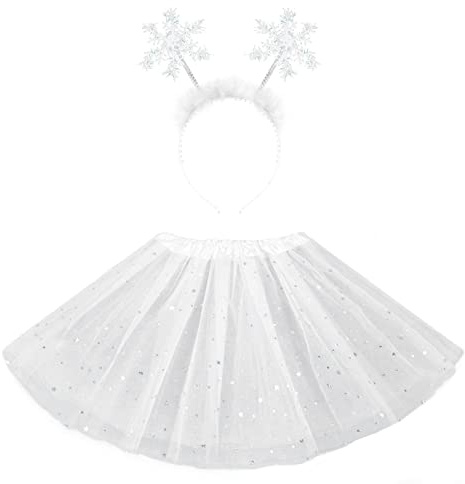 Costume Fata Ragazza, Vestito Principessa Farfalla con Ali Gonna Tutù Fascia per Capelli Costumi Angelo per Ragazze Uso Quotidiano Festa Di Compleanno Teatrale Cosplay Natale Ragazze 3-10 Anni