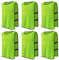 Ehuihuan 6 Stück Fußball Leibchen Kinder Set, Sport Training Lätzchen, Trainingsleibchen Basketball für Kinder, Sport Trikot Leibche für Fussball, Netzball, Rugby, Hockey, Cricket, Volleyball (Grün)