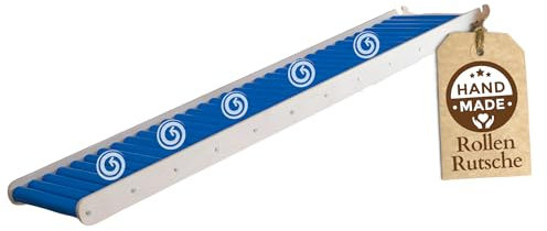 WoodsCraft - Indoor Rutsche für Kletterdreieck & Sprossenwand Kinderzimmer | Kinderrutsche-Rollenrutsche: viele Sinneserfahrungen | Kinder & Baby Rutsche