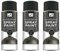 YSAMAX 151 Multi-Purpose Black Satin Spray Paint, Professional-Quality, Ease Of Use, Durability, And Aesthetic Appeal, Spray Mechanism, 400ML, (3PCS)