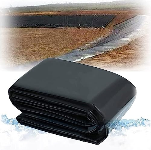 3M x 3M Flexible Butyl Rubber Pond Liner Underlay for Garden Ponds Durable Impermeable Film for Outdoor Landscaping Fountains and Streams