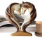 Estatua Decorativa De Caballo De Madera, Escultura De Animal En Pose Acurrucada, Figura De Caballo Hecha A Mano, 18 X 19 Cm, Estable Y Segura, Decoración Versátil, Ideal Para Lugares De Trabajo, Salas