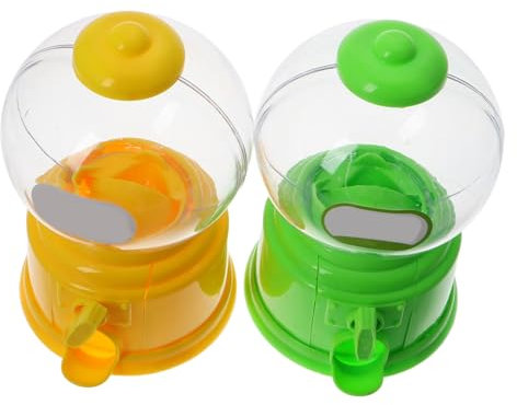 Kisangel 2pcs Make It Mini Portable Candy Dispenser Machine Sweet Shop for Boys and Girls Party Sweets for Boys and Girls Gumball Machine Toy Vending Device