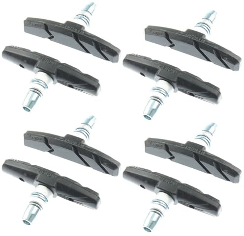 Cykel Bromsblock Gummi Cykeldel MTB Mountain Road Cykel Lättvikts V-broms Skor Pads Cykel(4 Pair Black)