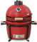 Kamado Bono Minimo BBQ Grill Ø 40cm und 5 zusätzliches Grillzubehör – Roter Kamado-Grill – Keramikgrills für den Außenbereich – Perfekt für BBQ und Grillen