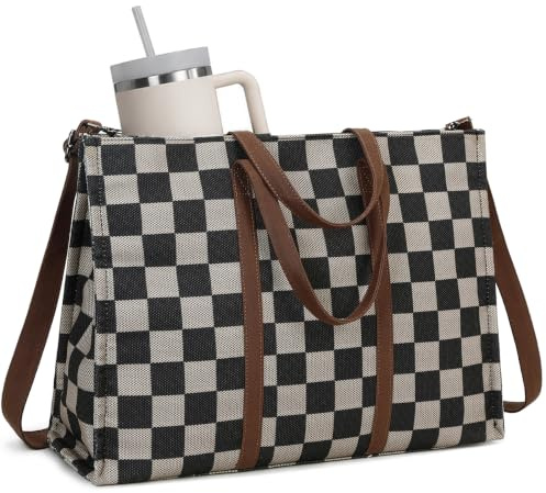 BTOOP Work Tote Bag for Women, Laptop Tote Bag With 15.6 Inch Padded Compartment, Teacher Nurse Bible Bags Professional Briefcase Business Computer Purses for Office, School and Travel