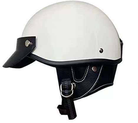 Half Face Helm Herren Sport Bike Motorradhelm Open Face Half Face Motorradhelm Sonnen- und UV-Schutz ECE 2205 Euro Straßenzulassung