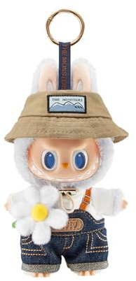 POP MART THE Monsters Fall in Wild Series-Vinyl Plush Doll Pendant Action Figure, 6.69 inches Height Labubu Doll, Spring Outfit Doll, Collectible Toy