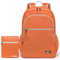 GOLF QUALITY Ultraleicht Faltbarer Rucksack Packbare Backpacks 20L,Kleiner Faltbar Rucksäcke Wanderrucksack Wasserdicht für Damen Herren Outdoor Wandern Reisen Sport Orange