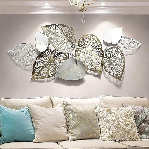 Decorazione da parete in metallo, scultura artistica 3D in ferro per la decorazione della casa, pezzo unico in metallo per soggiorno, camera da letto, ufficio, decorazione moderna per la casa