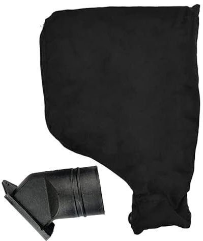 Générique Collecteur De Poussière pour Scie À Onglet, Sac À Poussière pour Ponçeuse, Collecteur Noir Accessoire Réglable pour Machine À Découper, Ponçeuse, Polisseuse Et Travail du Bois