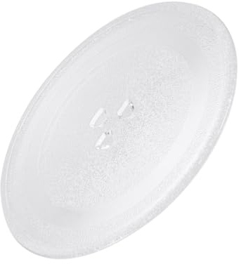 Alipis Piatto Girevole in Vetro per Microonde Resistente al Calore Superficie Liscia Facile da Pulire Accessorio di Ricambio per Forno Microonde