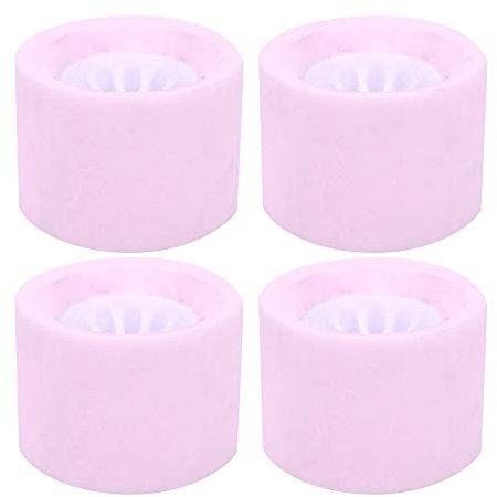 Keenso Skateboard 4 Stück langlebige elastische Longboard Dance Board Hellblau/Pink/Hellgrün(Rosa) Reiten