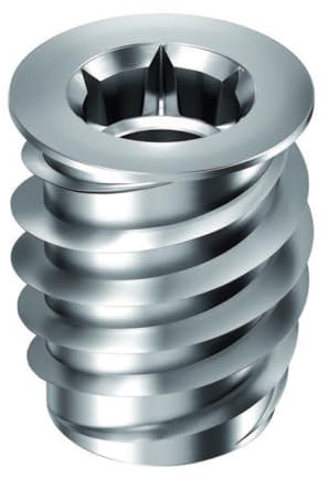 RAMPA MUFFEN/Gewindemuffe/Gewindeeinsatz/Einschraubmutter TYP SKD330, Stahl verzinkt, M6 Innengewinde (d). 12mm Durchmesser (D) X 18 mm Länge (L), 10 Stück