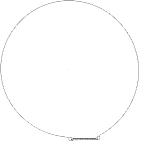 Spännring fram för dörrmanschett som LG 2W20017C i tvättmaskin