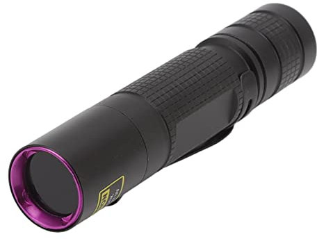 Grcfumo Lampe de Poche à lumière Noire UV, Lampe de Poche UV lumière Noire, Lampes à Stylo ultraviolettes Portables pour Agent Fluorescent d'argent d'urine d'animal de Compagnie