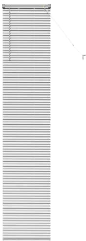 vidaXL Tendaggi a Veneziana Argento 220 x 45 cm Alluminio, Tende a riquadro in Alluminio, Regolabili per Interni, per Controllo Luce e Privacy, perfette per la casa e L'Ufficio