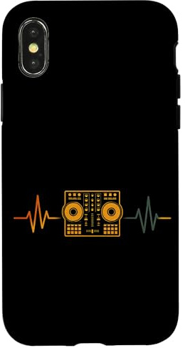 Contrôleur DJ Heartbeat Line Conception de producteur de Coque pour iPhone X/XS