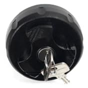 Acerbis 1119 - Tapón pequeño con Llave, Color Negro, 48,5 mm