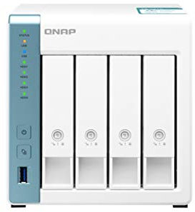 QNAP TS-431K 8TB 4 Bay Desktop NAS Lösung | Installiert mit 4 x 2TB Seagate IronWolf Festplatte