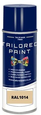 RAL1014 Ivory Gloss Enamel Aerosol Paint Can Paint RAL Colour Code For Wood, Metal, Plastic, PVC, UPVC, Fascia Boards - Indoor & Outdoor
