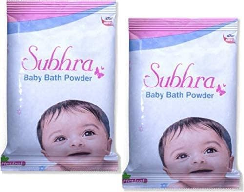 QURA Herbal Baby Bath Powder 200 Grams - Pack of 2