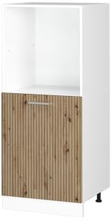 Vicco Herdumbauschrank R-Line, Artisan-Eiche, 60 cm, zur freien Kombination innerhalb modularer Küchensysteme