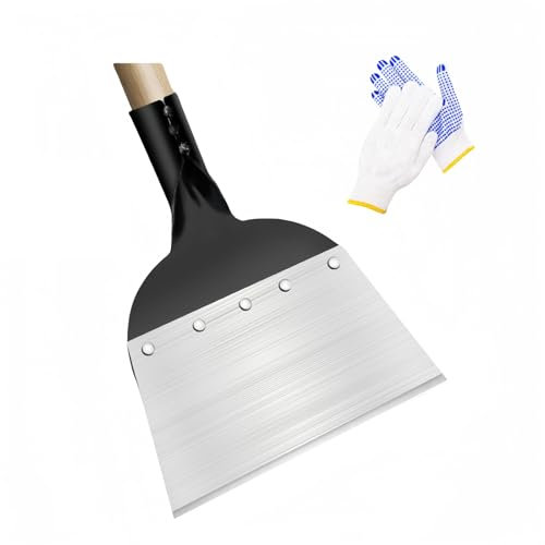 Unkraut Entferner Gerät, Gartengeräte Gartenschaufel, Multifunktional Gartenwerkzeug, Stoßscharre, Garten Reinigungsschaufel Moosentferner, AußEnbereich, Haus, Bauernhof (21cm, Ohne Griff)
