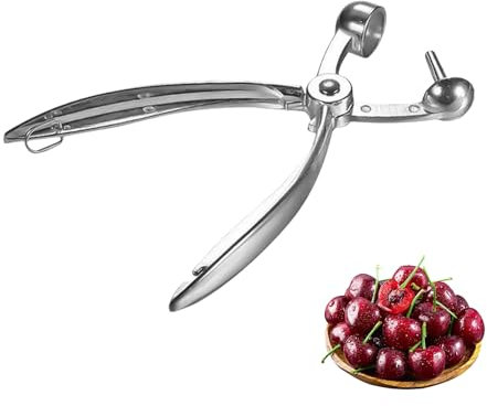 1 Pcs Grips Kirschkernentsteiner,Cherry Picker,Easy To Use Kitchentool Small,Pitter For Cherry, Hawthorn Jujube Red,Core Removal Tools,Date 18cm Length,3.8cm Width(Zinc Alloy Material)