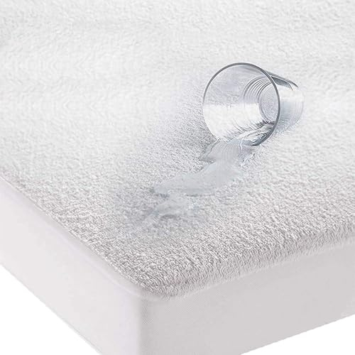 HIGH LIVING Waterproof Terry Towel Mattress Protector (4FT)