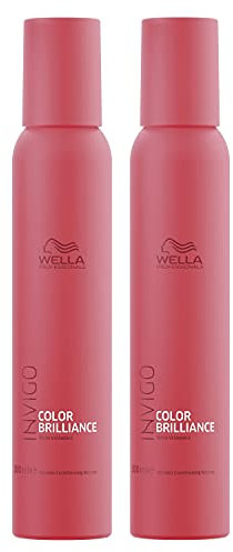 2er Color Brilliance Conditioning Mousse Invigo Wella Professionals mit Vitaminen angereichert je 200 ml = 400 ml