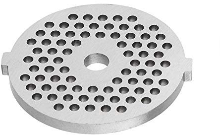 Fdit Stainless Steel Meat Grinder Plate Disc Knife Blades for Mixer and Chopper Attachment with Hole for Kitchen Accessory