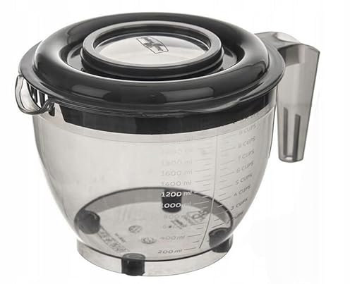 Follow me Bol mélangeur avec couvercle et niveau de mesure 2,5 l, pied antidérapant