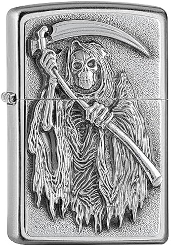 Zippo - Mechero con diseño en Color Turquesa Mate Fino, Modelo Base, Recargable, Reutilizable, diseño Resistente al Viento, Caja de Regalo, Fabricado en Estados Unidos