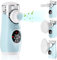 Inhalationsgerät für Kinder,Erwachsene,Lutranstra Inhalator mit LED-Bildschirm,Selbstreinigungsmodus,Tragbar,3 Zeitgesteuerte Sprühmodi,mit 3 Masken und Mundstück, USB Aufladbar Inhaliergerät