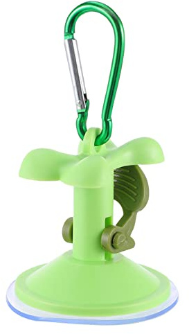 FONDOTIN Saugnapf Haustier Leinenhalter Kunststoff Mit Karabiner Für Glatte Oberflächen Katzen Hunde Badewanne Dusche Outdoor