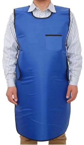 TYBGAU Boutique UK Delantal de Plomo de 0,35 mmPb, Delantal de protección contra Rayos X, Delantal Ligero con Escudo de Rayos X para Adultos para protección Frontal contra radiación de Rayos X