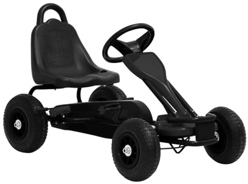 Générique Kart à pédales avec pneus Noir,Véhicule à pédales & à Traction,10.85KG-80199