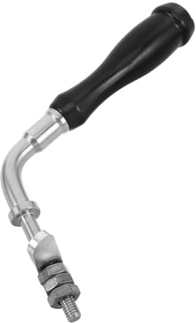Healeved Maniglia Calore a Stufa Resistenteossidabile per Porta e Acciaio Casuale al Design Elegante Compatibilità Stile Legna e Caminetti