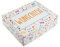 Herz & Heim® Geburtstags Geschenk-Verpackung - 28 cm x 35,5 cm x 10 cm (B/H/T) - mit Ihren Namen und Wunschtext bedruckt