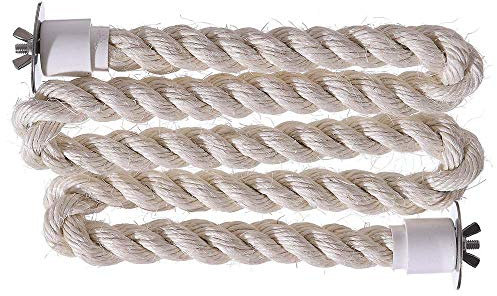 Northern Parrots Sisal Rope Zig Zag Parrot Perch - Extra Large