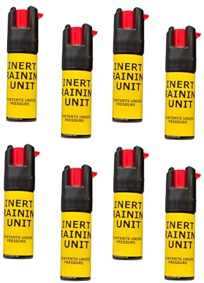 Inert Pepper Spray Practice Bundle - Lot of 8 - Inert Practice Pepper Spray Units