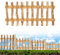 BooGardi Beeteinfassung Holz · viele Größen · Höhe 60cm x Breite 100cm · Gartenzaun für Beetumrandung · natürliche Rasenkante · Lattenzaun Haselnuss Eyecatcher